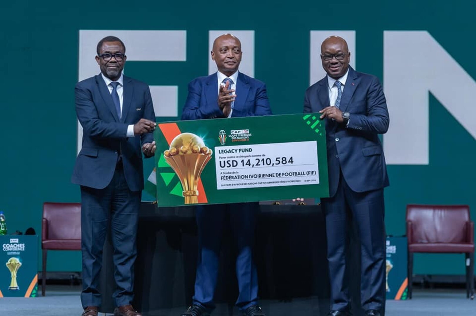 CAF Allocates Over 8 Billion CFA to FIF for Football Development